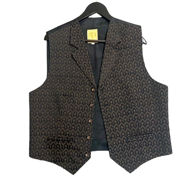 Wah Maker vintage western vest men’s L excellent condition. Very unique - Picture 2 of 10